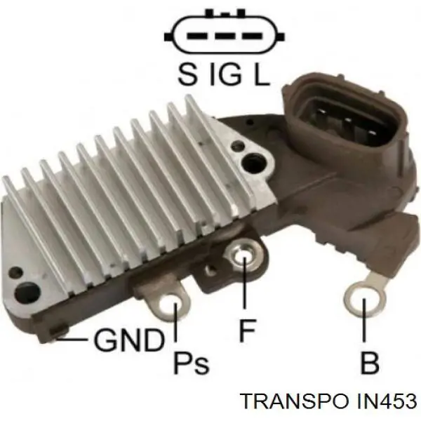 IN453 Transpo реле-регулятор генератора (реле зарядки)