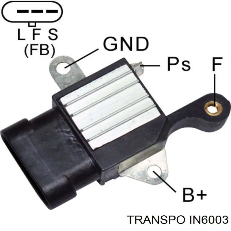 Реле регулятор генератора TRANSPO IN6003
