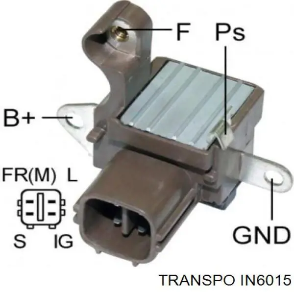 IN6015 Transpo relê-regulador do gerador (relê de carregamento)