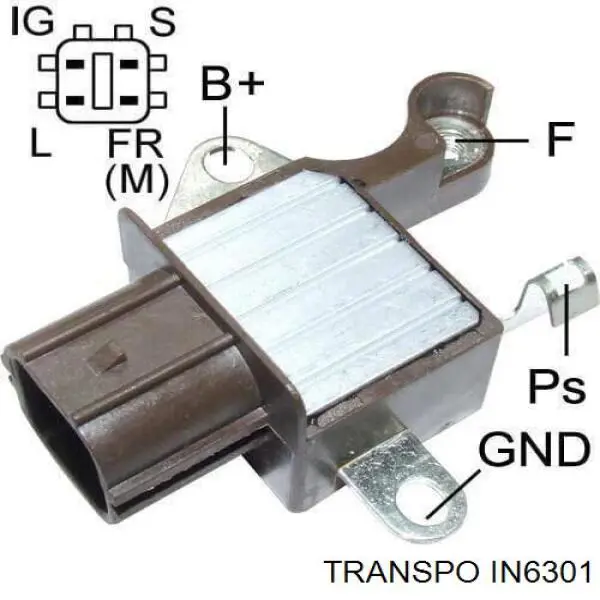 IN6301 Transpo реле-регулятор генератора (реле зарядки)