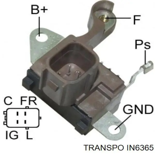 IN6365 Transpo реле-регулятор генератора (реле зарядки)