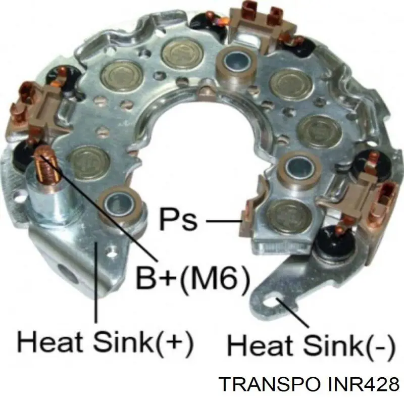 INR428 Transpo eixo de diodos do gerador