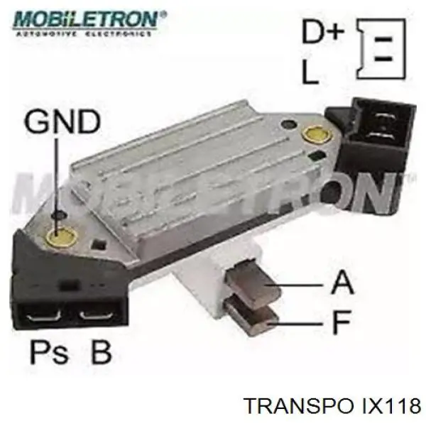 IX118 Transpo реле-регулятор генератора (реле зарядки)