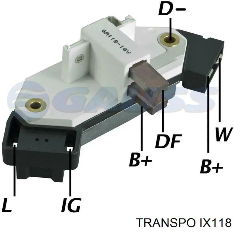 Реле генератора IX118 Transpo