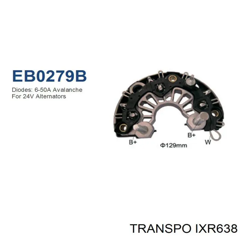 IXR638 Transpo мост диодный генератора