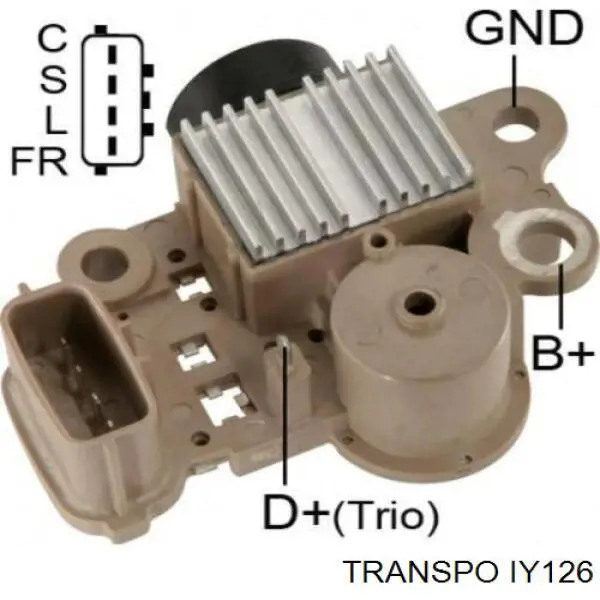 IY126 Transpo реле-регулятор генератора (реле зарядки)