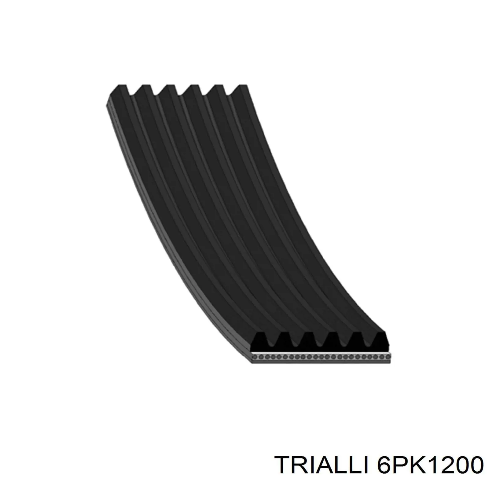 6PK1200 Trialli ремень генератора