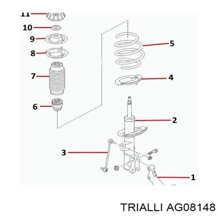 Амортизатор передней подвески левой Bilstein 22327154 цена, от 51.74 USD