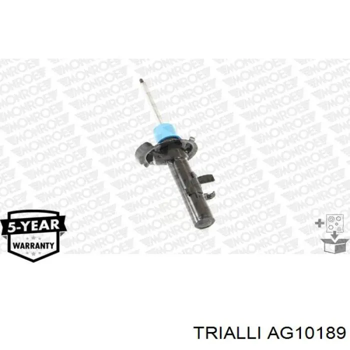 AG 10189 Trialli amortecedor dianteiro esquerdo