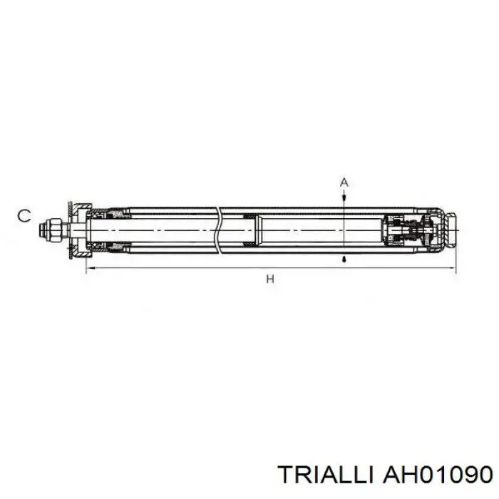 Amortiguador delantero AH01090 Trialli