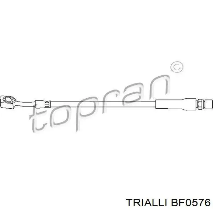 BF0576 Trialli Гибкая тормозная трубка передняя