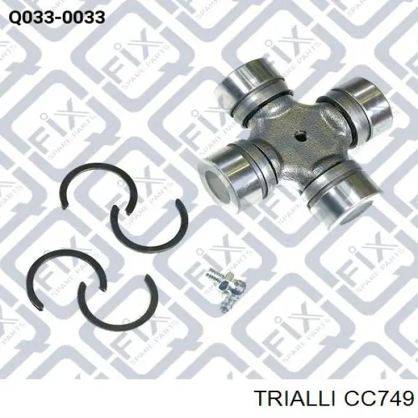 Крестовина заднего карданного вала  Trialli CC749 цена, от 18.35 USD
