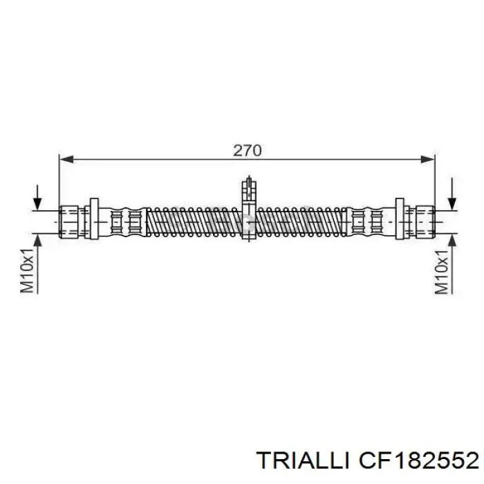 Задний правый суппорт Trialli CF182552