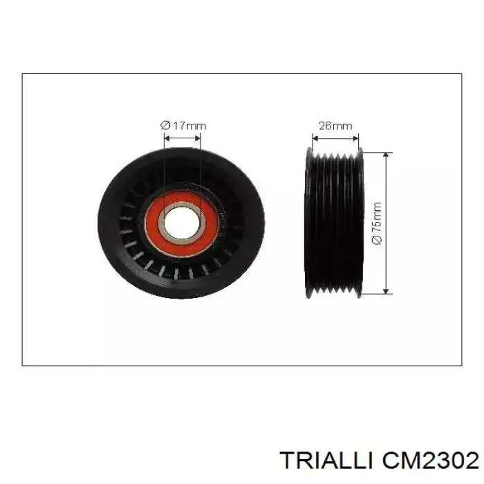 Натяжной ролик CM2302 Trialli