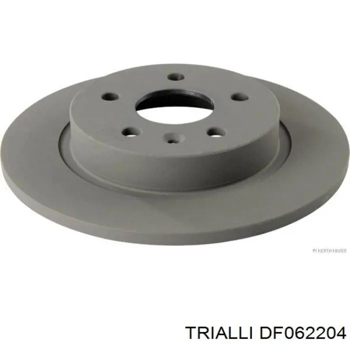 Купить DF062204 Trialli Диск тормозной задний