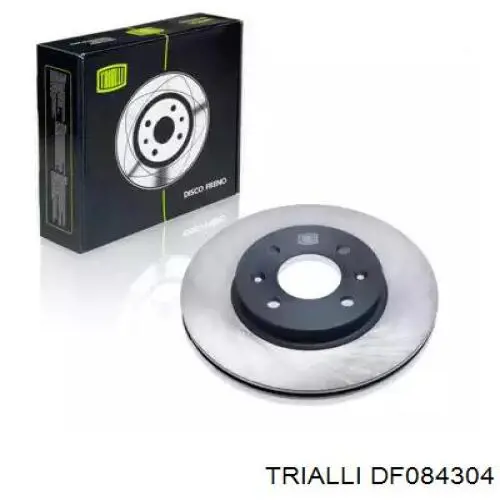 Передние тормозные диски DF084304 Trialli