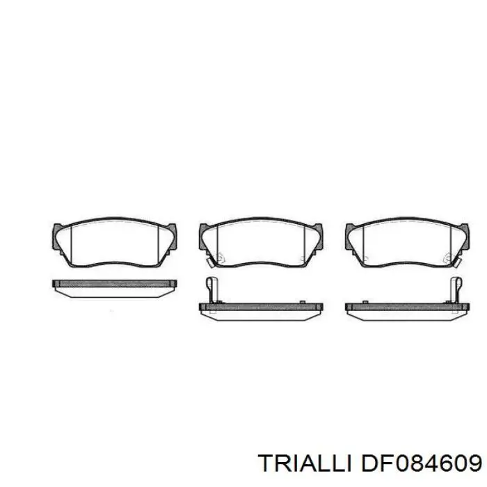 Передний тормозной диск Trialli DF084609