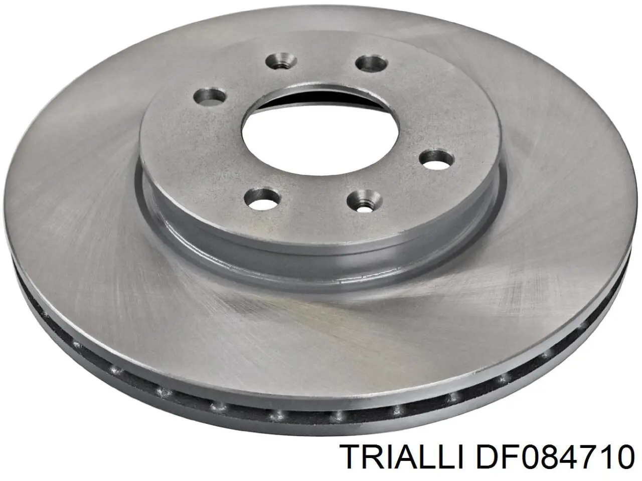 Freno de disco delantero DF084710 Trialli