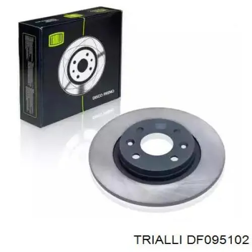 Диск тормозной передний TRIALLI DF095102