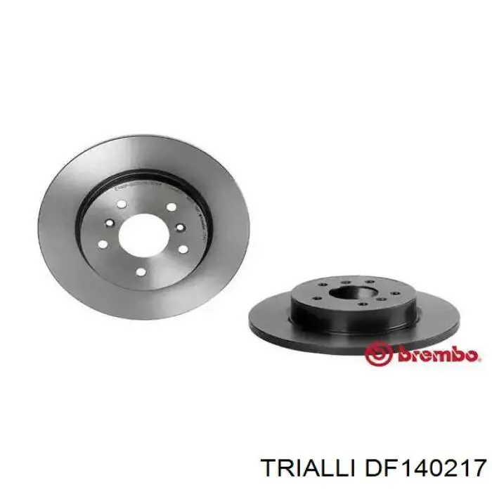 Купить DF140217 Trialli Диск тормозной задний