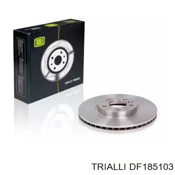 Диск тормозной передний TRIALLI DF185103