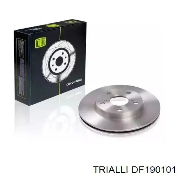 Диск тормозной передний TRIALLI DF190101