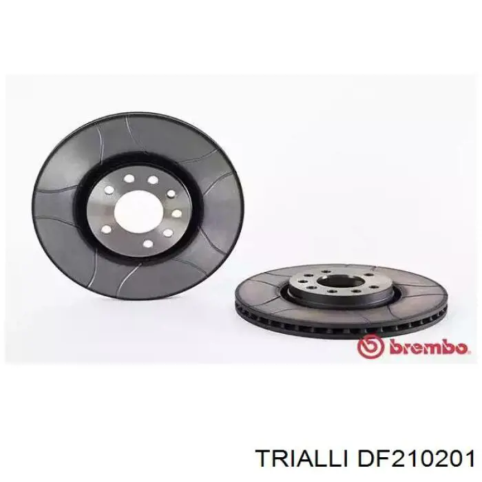 DF210201 Trialli Диск тормозной передний