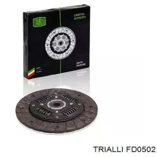FD0502 Trialli диск сцепления
