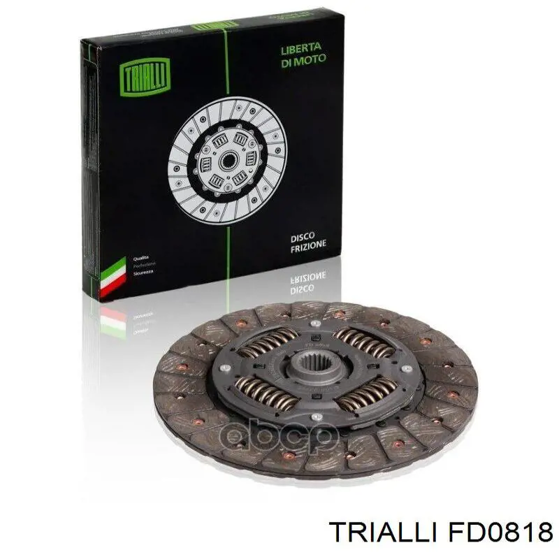 FD 0818 Trialli disco de embraiagem