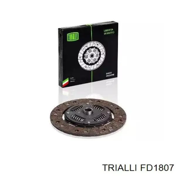 FD1807 Trialli диск сцепления