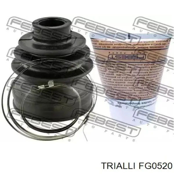 Пыльник ШРУСа передней полуоси наружный Trialli FG0520