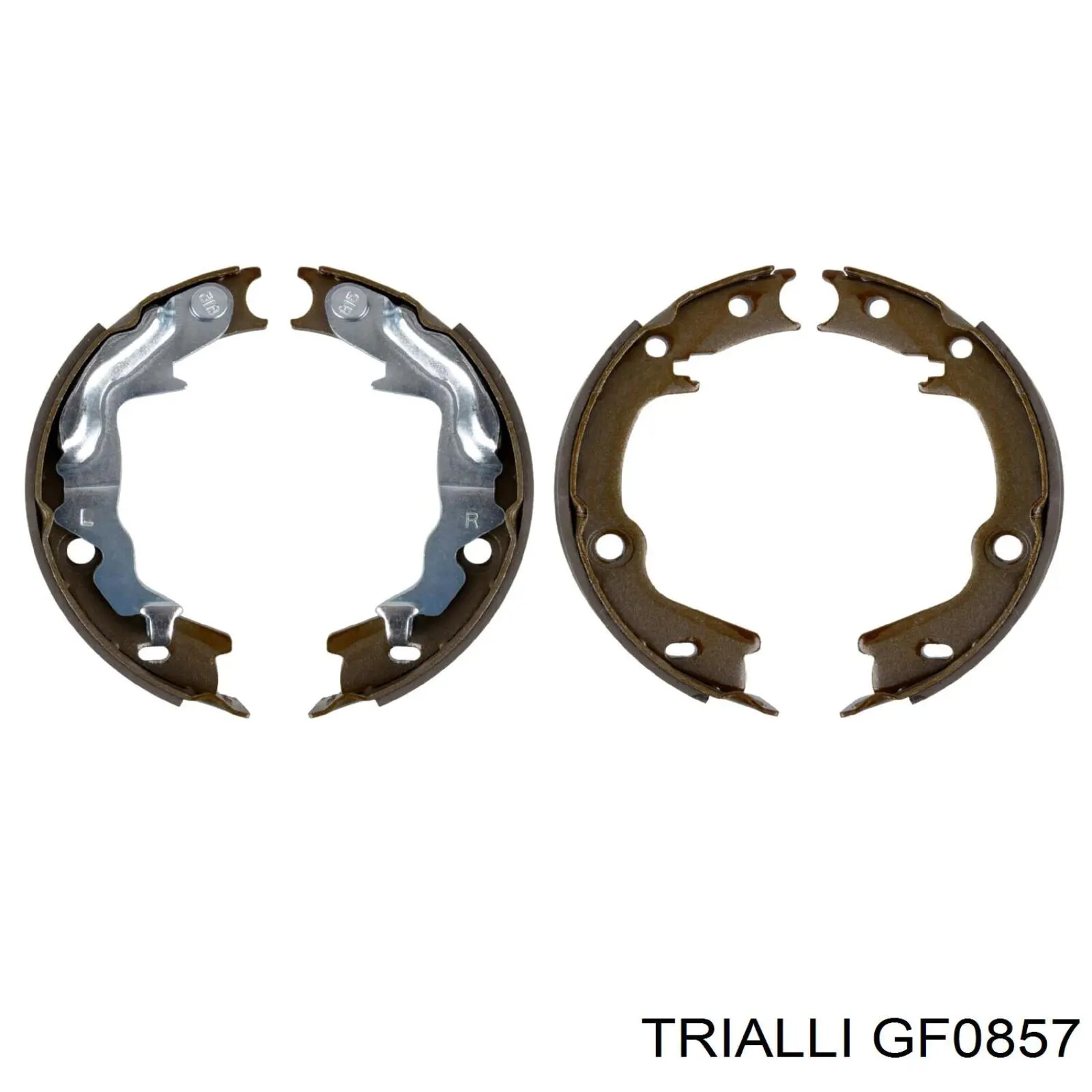 Тормозные колодки стояночного тормоза Trialli GF0857 цена, от 20.54 USD