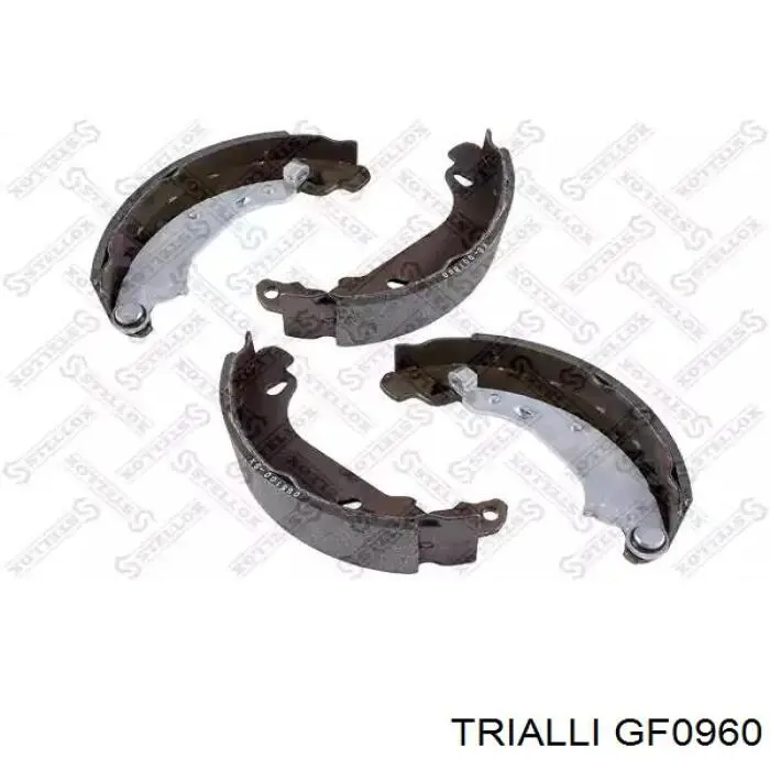 Задние барабанные колодки GF0960 Trialli
