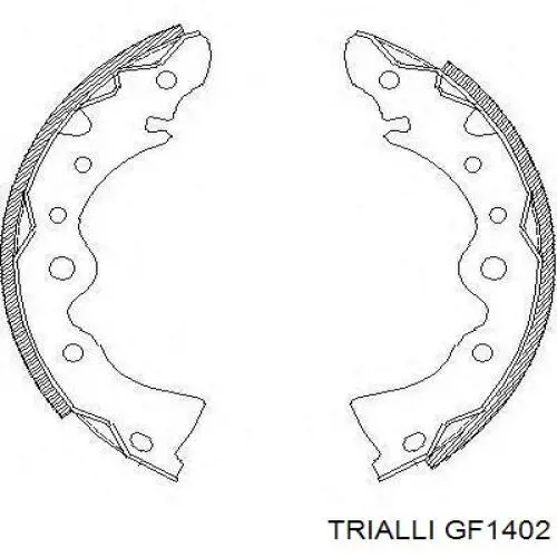 Задние барабанные колодки GF1402 Trialli