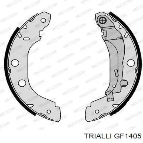 Купить GF1405 Trialli Задние барабанные тормозные колодки