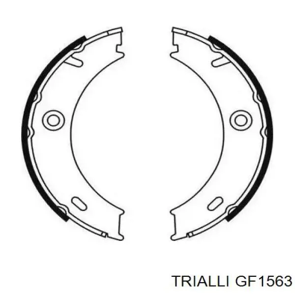 GF1563 Trialli колодки ручника