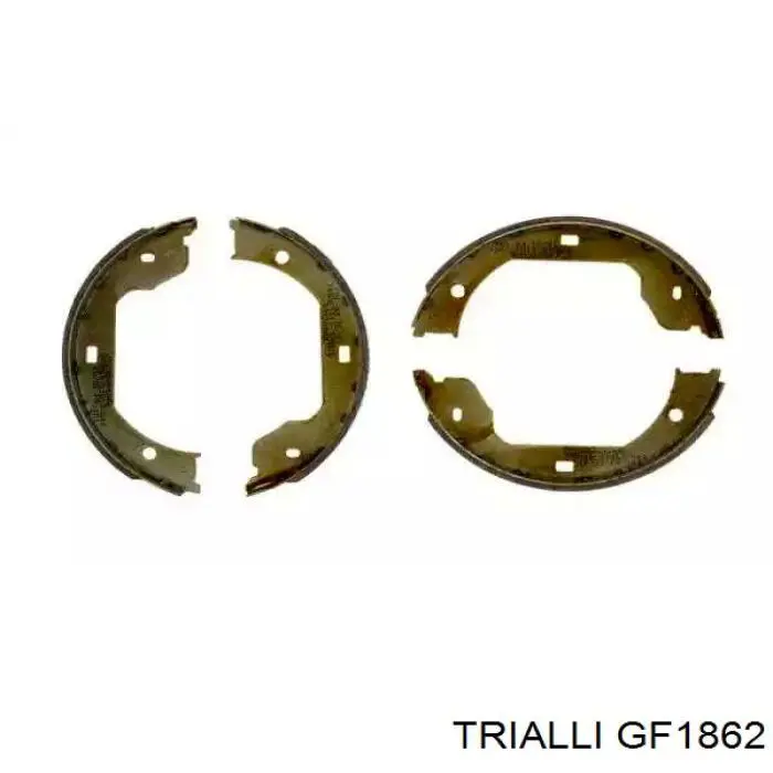 GF1862 Trialli колодки ручника (стояночного тормоза)