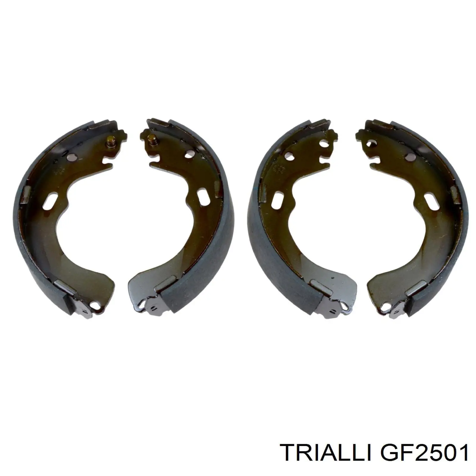 Тормоза рабочие задние ножные и тормозные барабаны Trialli GF2501 цена, от 14.63 USD