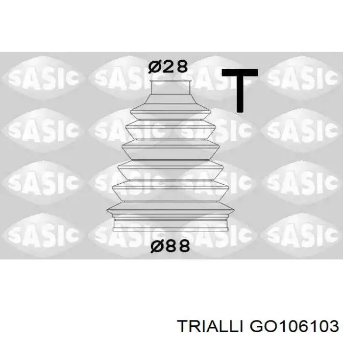 GO 106103 Trialli junta homocinética interna dianteira esquerda