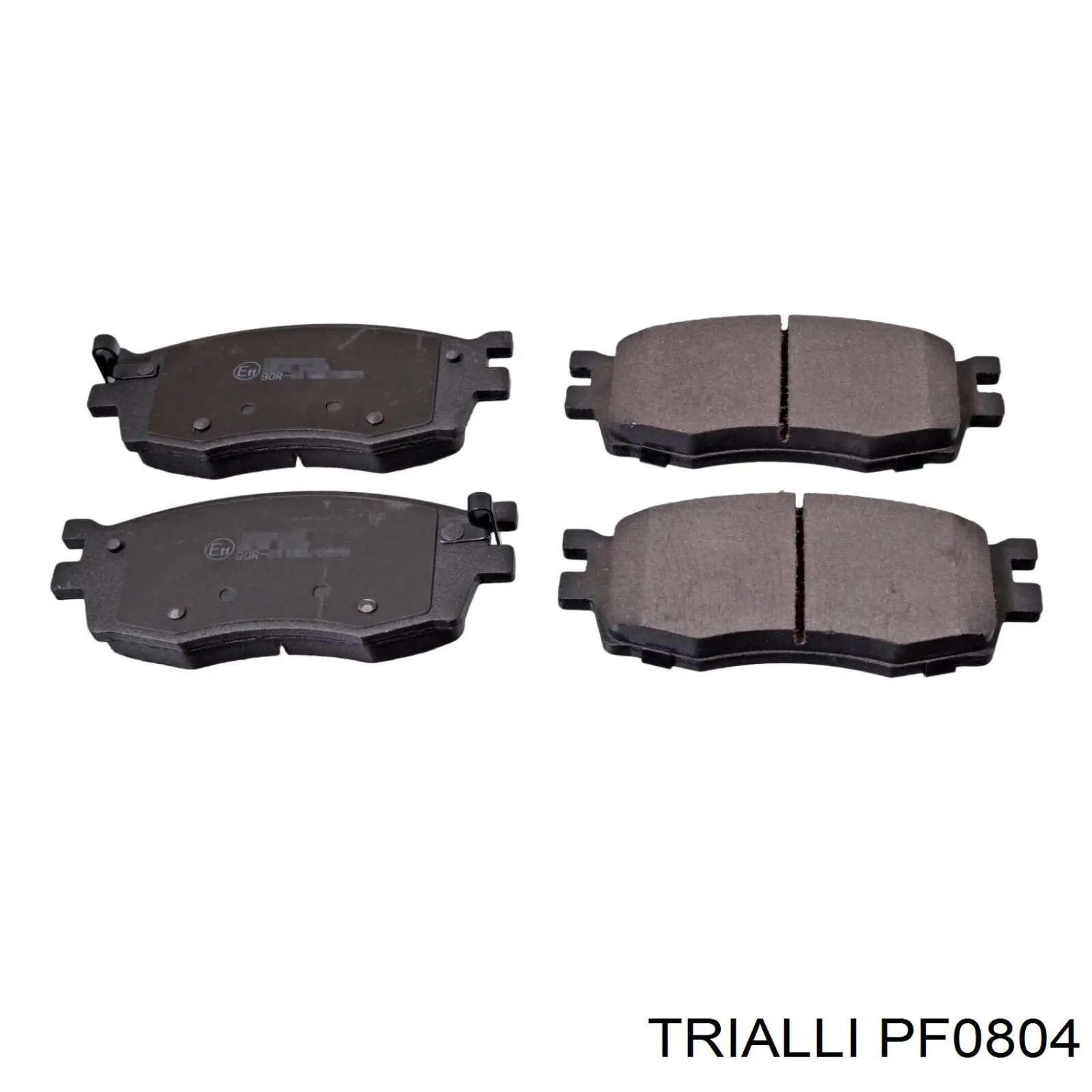 Колодки тормозные передние дисковые TRIALLI PF0804