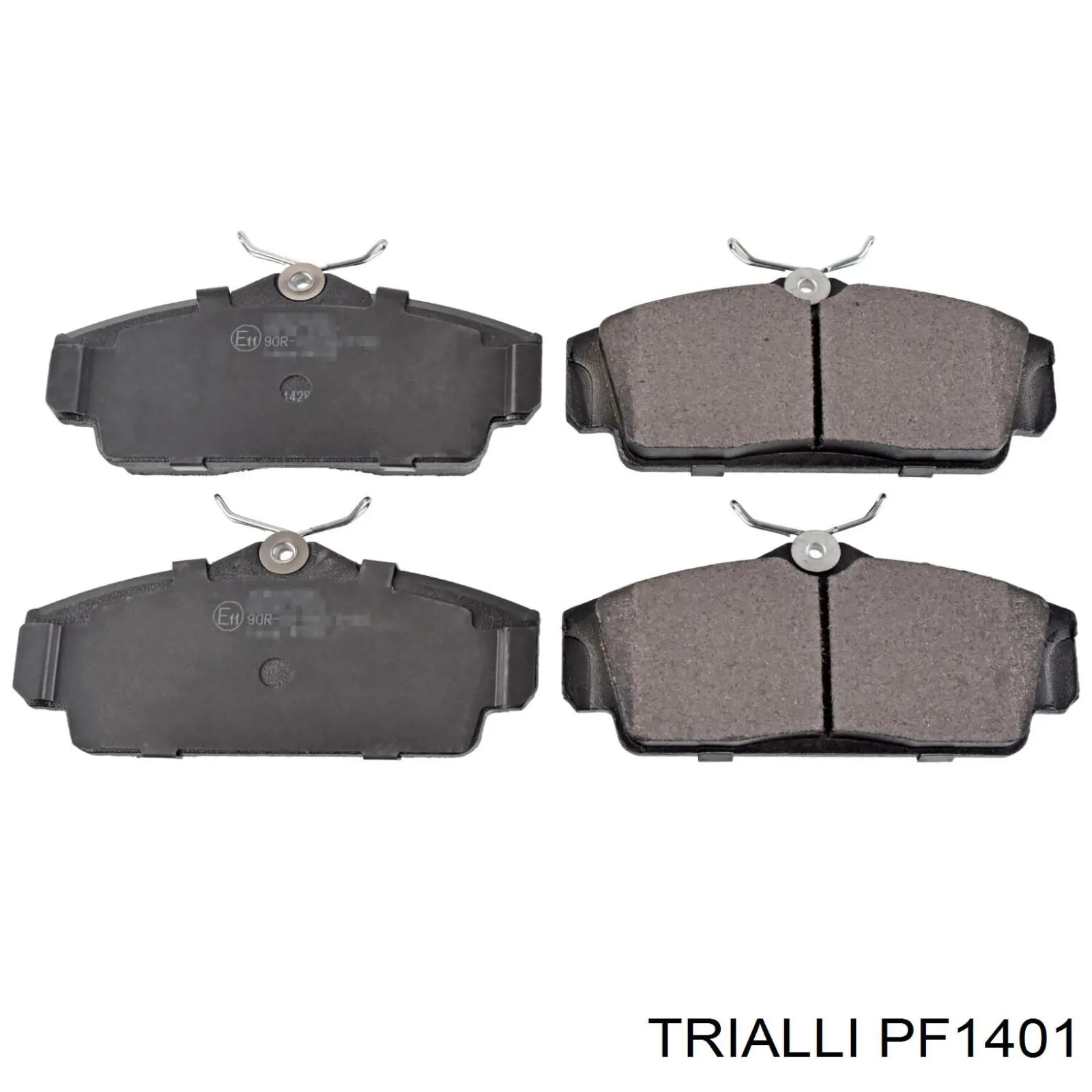 PF1401 Trialli передние тормозные колодки