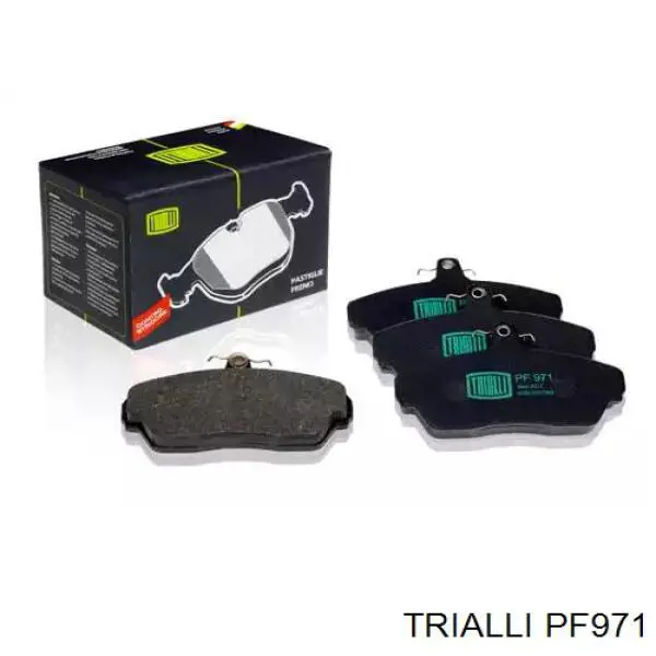 Передние тормозные колодки PF971 Trialli