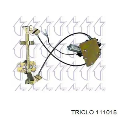 Механизм стеклоподъемника двери задней правой 111018 Triclo