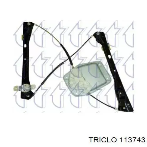 Механизм стеклоподъемника двери передней левой 113743 Triclo