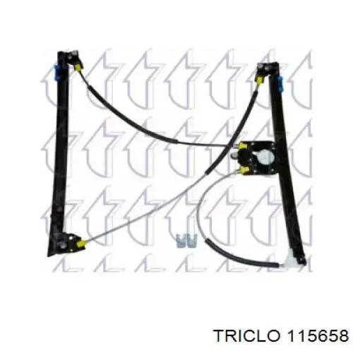 1629047280 Peugeot/Citroen mecanismo de acionamento de vidro da porta dianteira direita