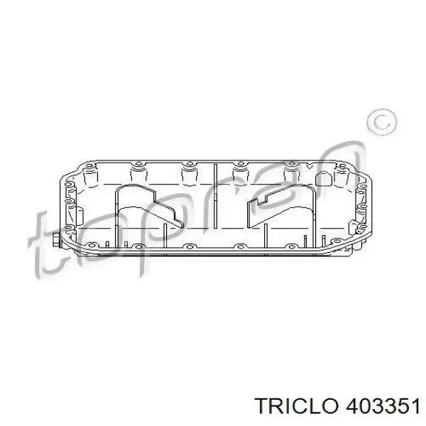 Поддон двигателя 403351 Triclo