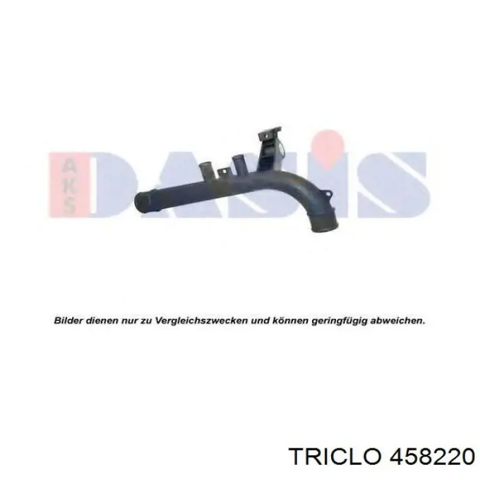 Шланг (патрубок) радиатора охлаждения нижний Triclo 458220