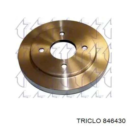 Барабан тормозной задний Triclo 846430