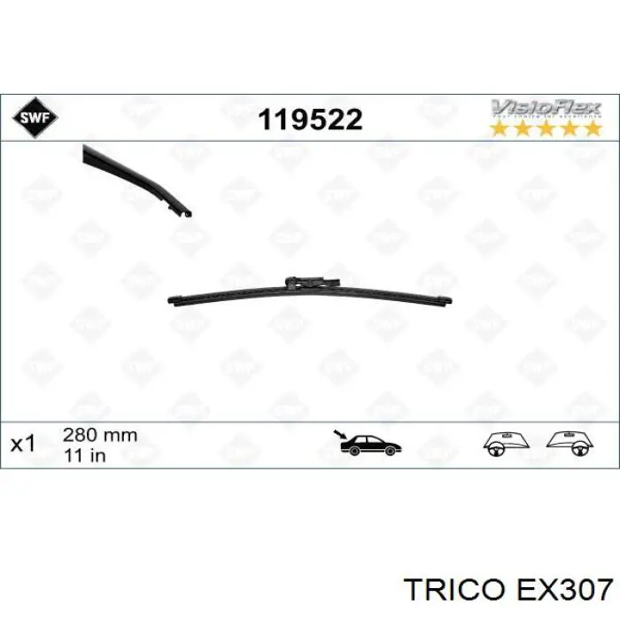 Купить EX307 Trico Дворник стеклоочистителя задний