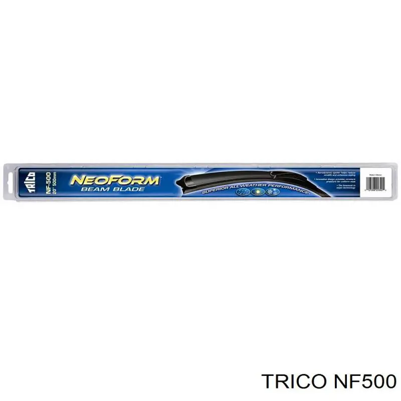 NF500 Trico Щетка стеклоочистителя лобового стекла, пассажирская